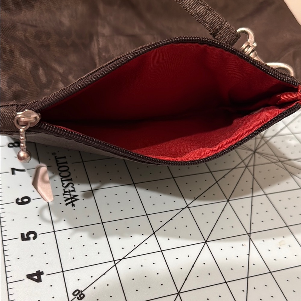 Baggallini Dark Brown Patterned Shoulder Bag - image 3